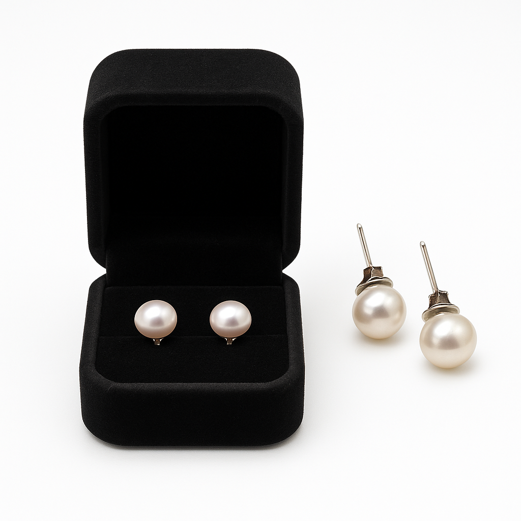 Pearl Stud Earrings